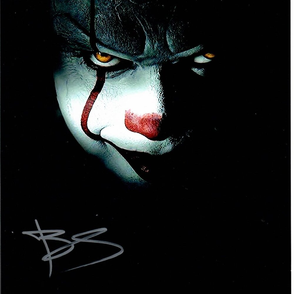 Bill Skarsgard IT Pennywise Movie Actor Producer Signed 8x10 Photo